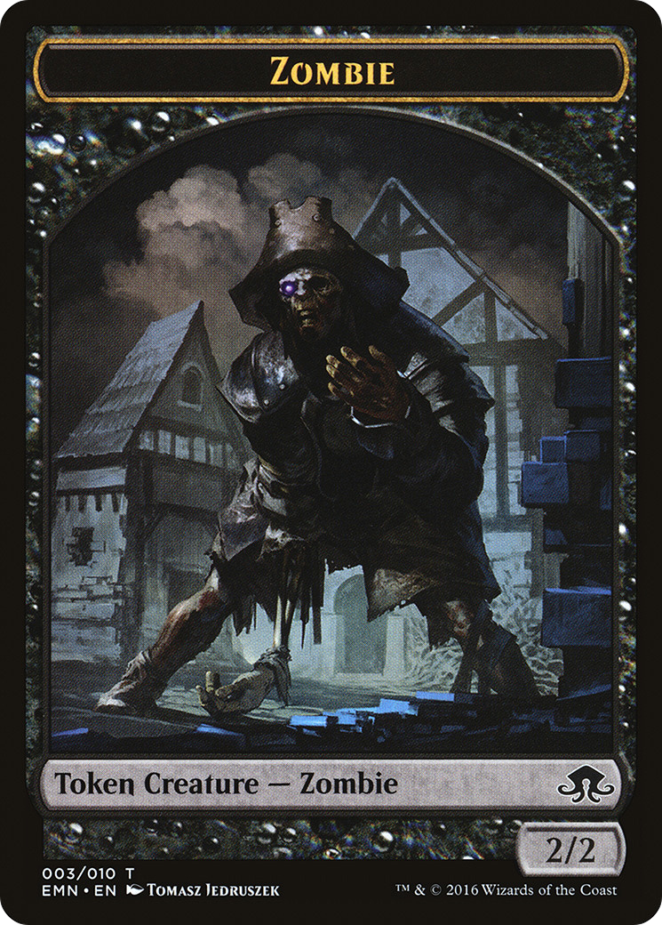 Zombie (EMN-003) - Eldritch Moon Tokens
