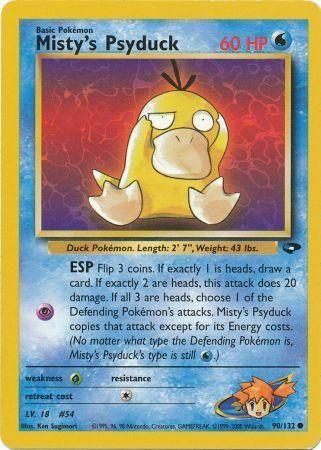 Misty's Psyduck 090/132 - Gym Challenge Unlimited