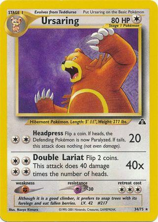 Ursaring 034/75 - Neo Discovery Unlimited