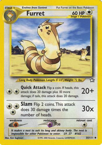 Furret 035/111 - Neo Genesis Unlimited