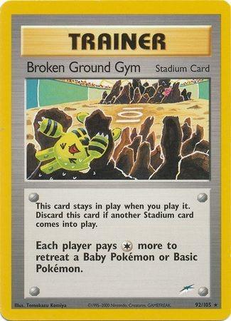 Broken Ground Gym 092/105 - Neo Destiny Unlimited