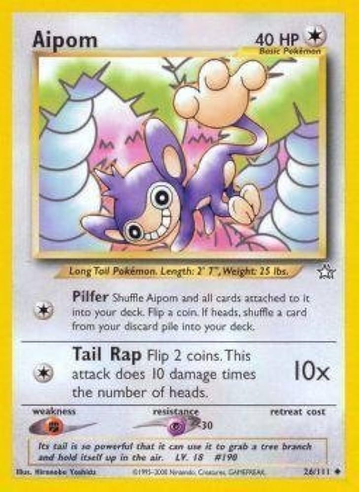 Aipom 026/111 - Neo Genesis Unlimited