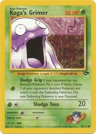 Koga's Grimer 078/132 - Gym Challenge Unlimited