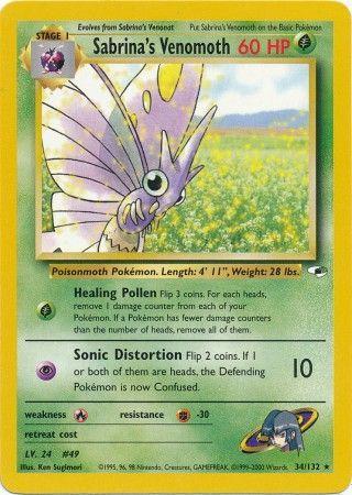 Sabrina's Venomoth 034/132 - Gym Heroes Unlimited