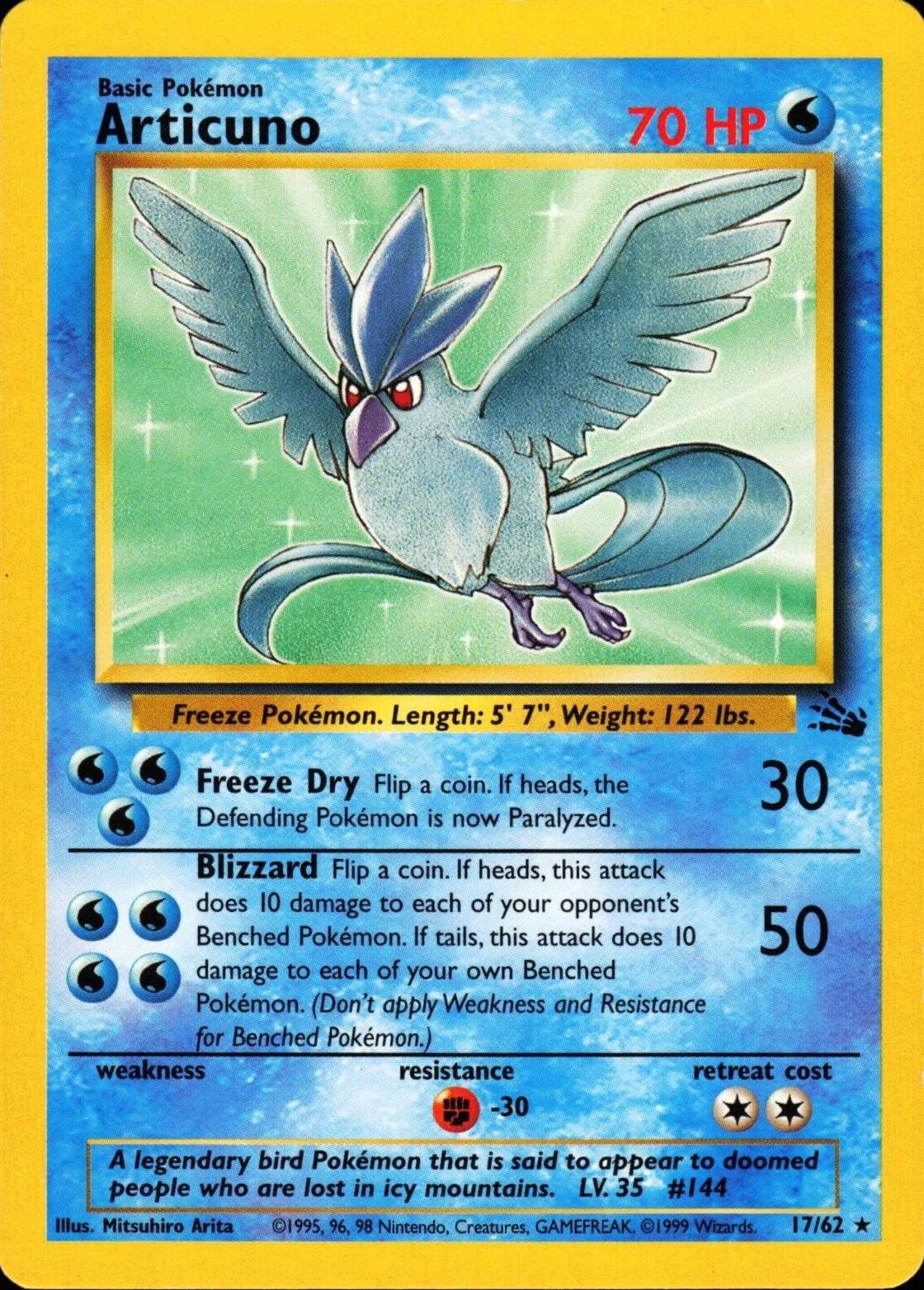 Articuno 017/62 - Fossil Unlimited