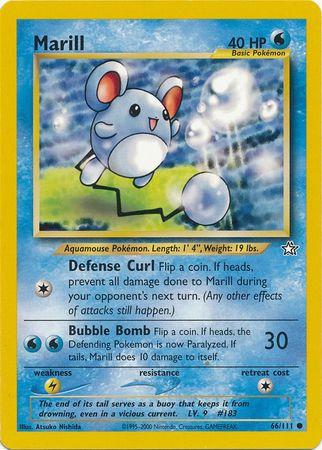 Marill 066/111 - Neo Genesis Unlimited