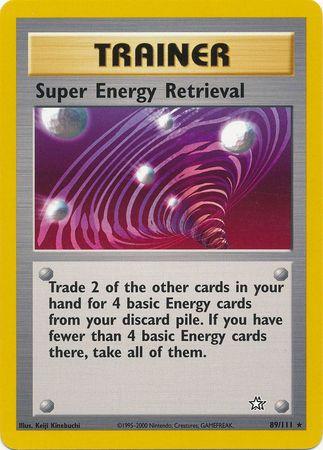 Super Energy Retrieval 089/111 - Neo Genesis Unlimited