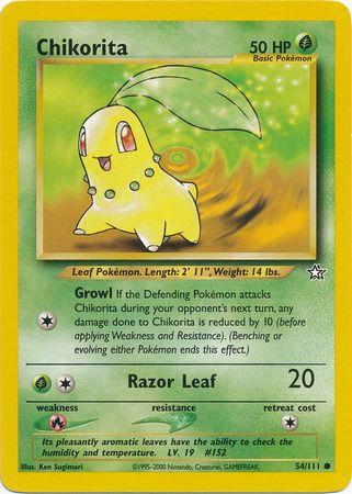 Chikorita 054/111 - Neo Genesis Unlimited
