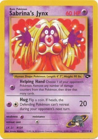 Sabrina's Jynx 057/132 - Gym Challenge Unlimited