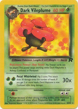 Dark Vileplume 030/82 - Team Rocket Unlimited