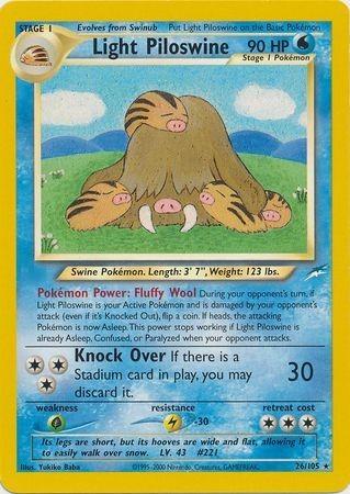 Light Piloswine 026/105 - Neo Destiny Unlimited