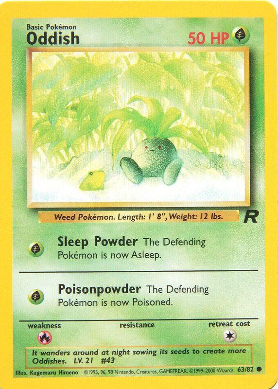 Oddish 063/82 - Team Rocket Unlimited
