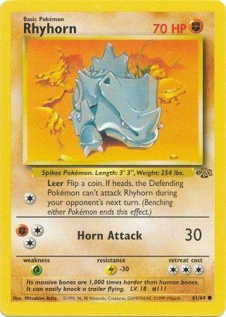 Rhyhorn 061/64 - Jungle Unlimited