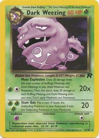 Dark Weezing 031/82 - Team Rocket Unlimited