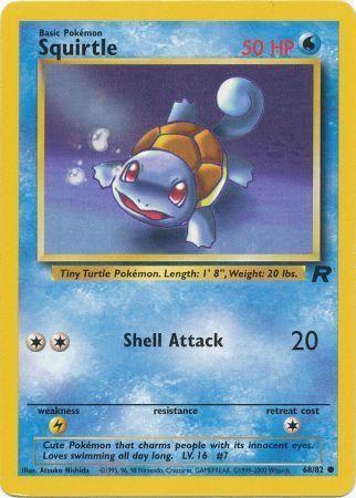 Squirtle 068/82 - Team Rocket Unlimited