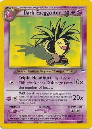 Dark Exeggcutor 033/105 - Neo Destiny Unlimited