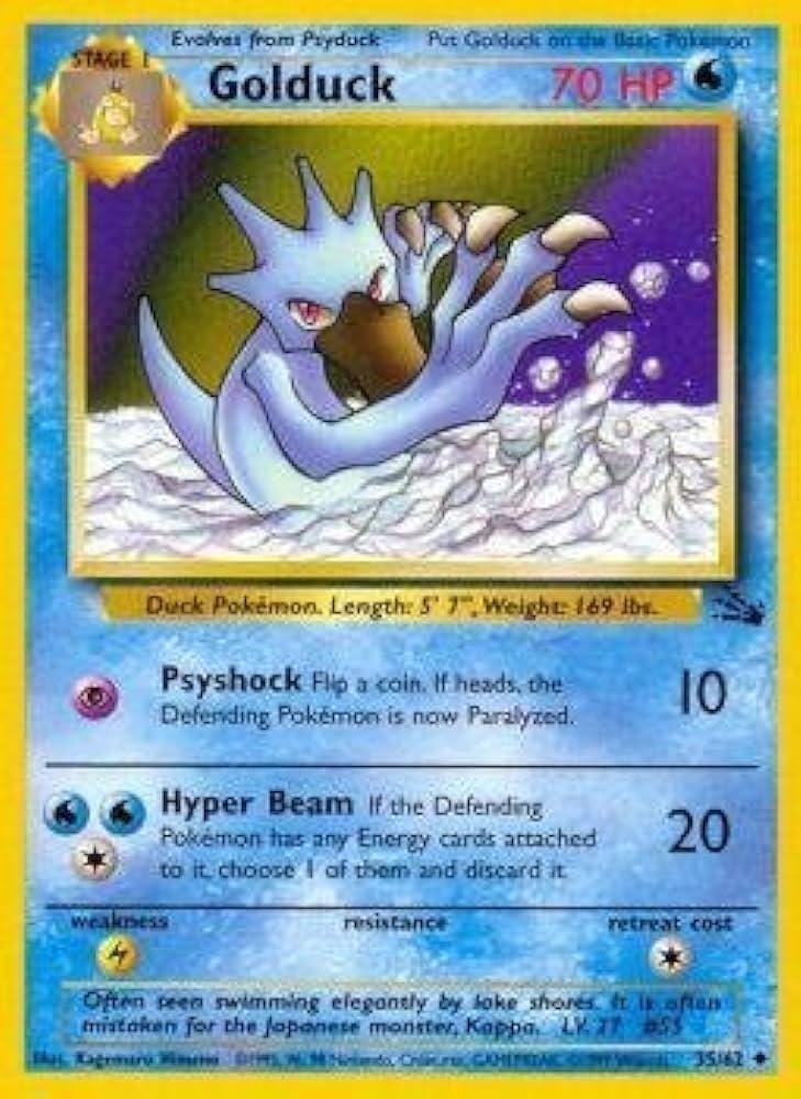 Golduck 035/62 - Fossil Unlimited
