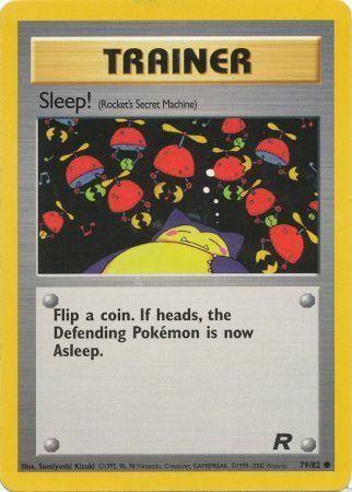 Sleep! (Rocket's Secret Machine) 079/82 - Team Rocket Unlimited
