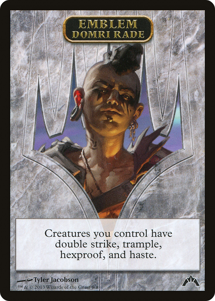 Domri Rade Emblem (GTC-008) - Gatecrash Tokens