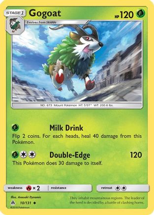 Gogoat 010/131 - SM  Forbidden Light Reverse Holofoil
