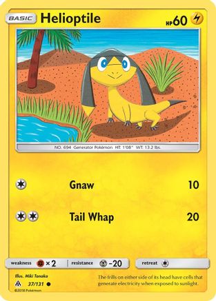 Helioptile 037/131 - SM  Forbidden Light