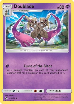 Doublade 048/131 - SM  Forbidden Light Reverse Holofoil