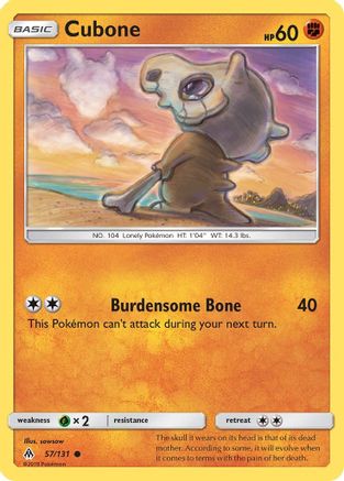 Cubone 057/131 - SM  Forbidden Light