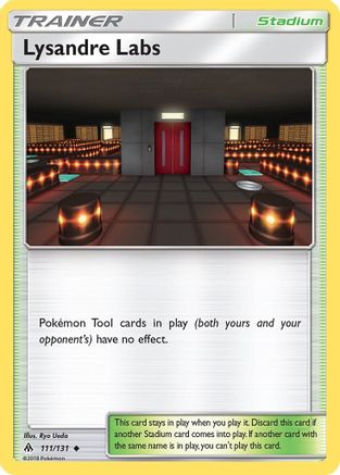 Lysandre Labs 111/131 - SM  Forbidden Light Reverse Holofoil