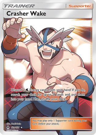 Crasher Wake (Full Art) 129/131 - SM  Forbidden Light Holofoil