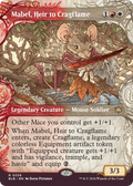 Mabel, Heir to Cragflame (BLB-336) - Bloomburrow: (Showcase) (Borderless) Foil