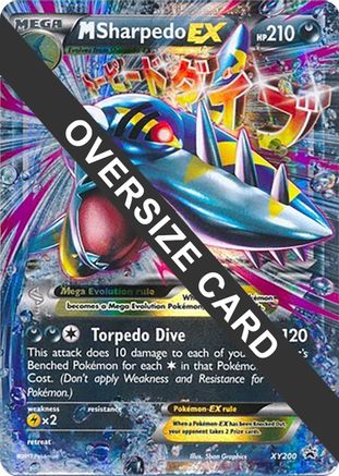 M Sharpedo EX XY200 - Jumbo Cards Holofoil