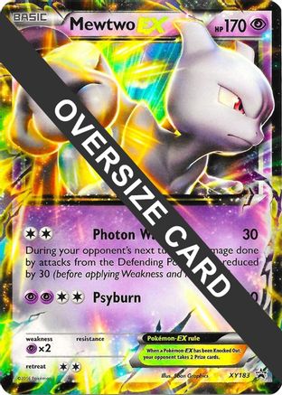 Mewtwo EX XY183 - Jumbo Cards Holofoil