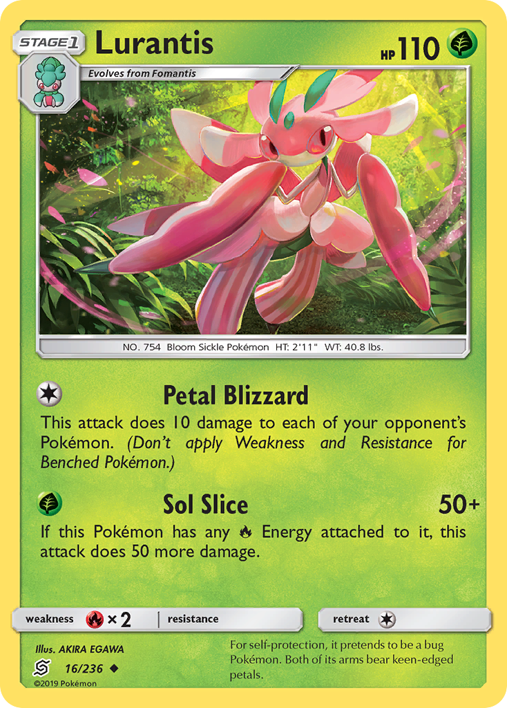 Lurantis 016/236 - SM  Unified Minds Reverse Holofoil