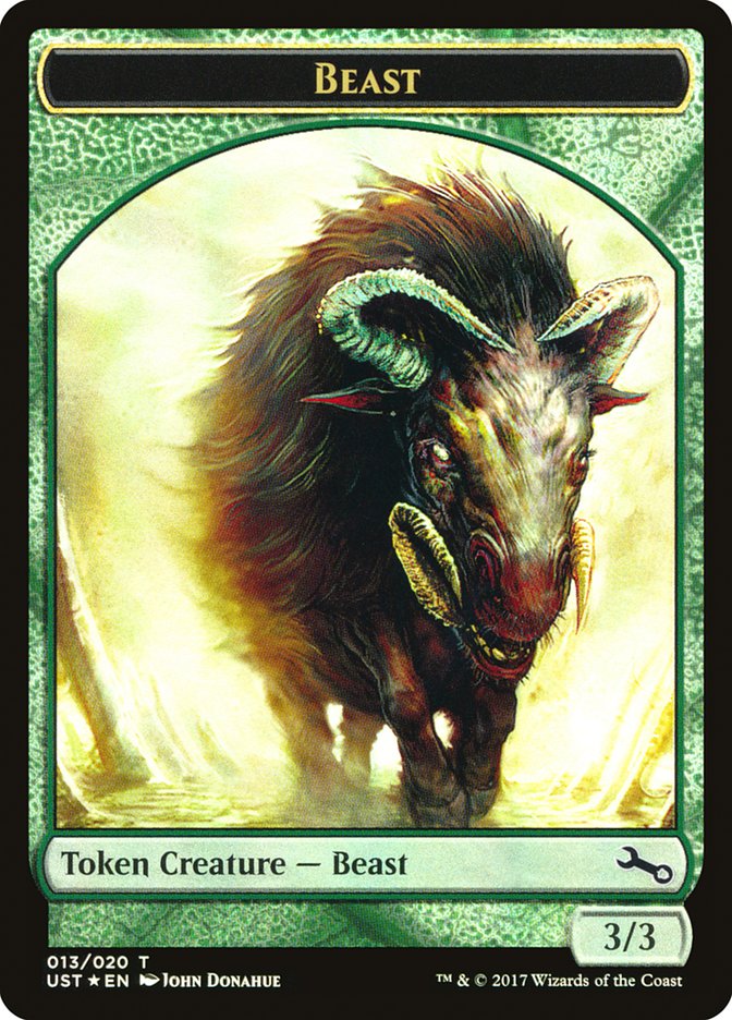 Beast // Beast (UST-013) - Unstable Tokens Foil
