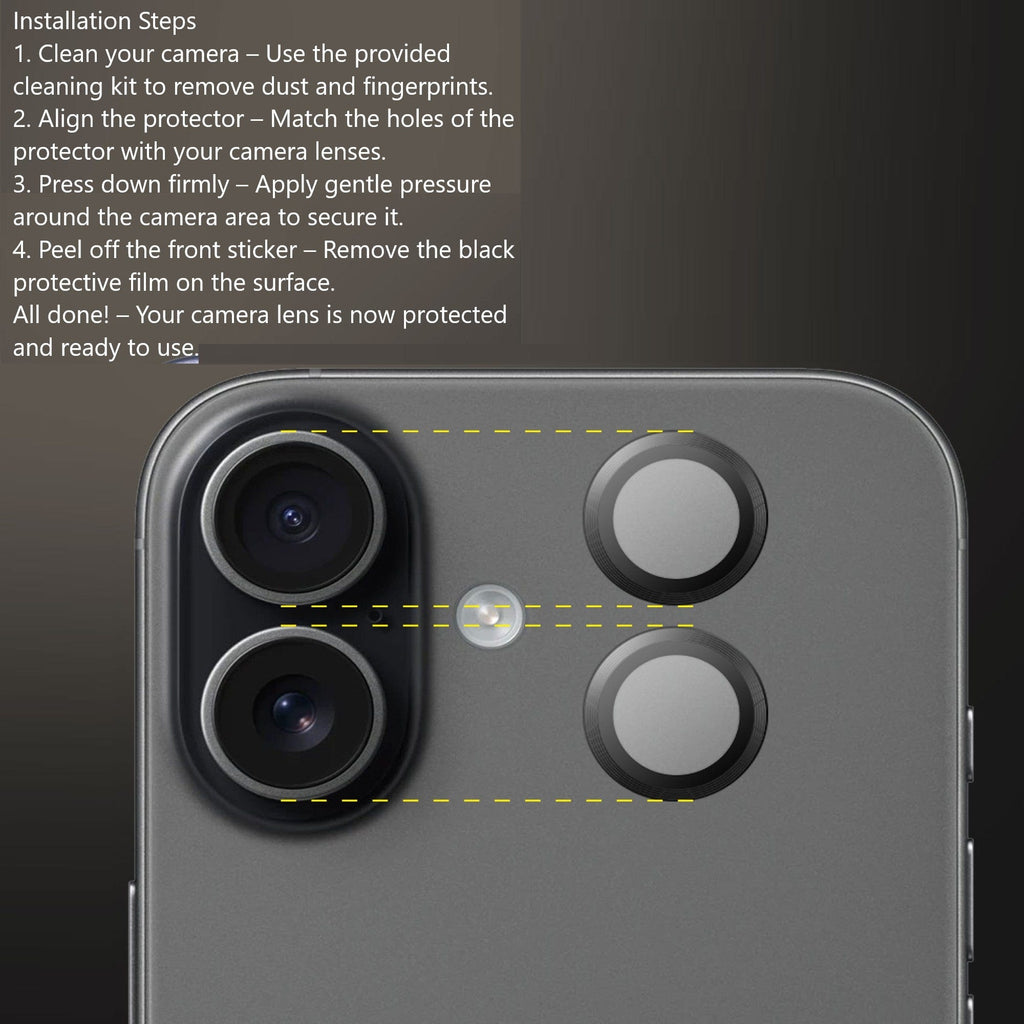 iPhone 17 Camera Protector - Eagle Eye, Titanium Glass (2-Pack) | ZeroDamage