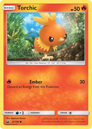 Torchic 025/168 - SM  Celestial Storm