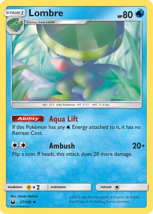 Lombre 037/168 - SM  Celestial Storm