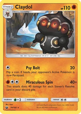 Claydol 079/168 - SM  Celestial Storm