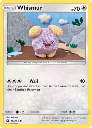 Whismur 117/168 - SM  Celestial Storm Reverse Holofoil