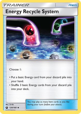 Energy Recycle System 128/168 - SM  Celestial Storm Reverse Holofoil
