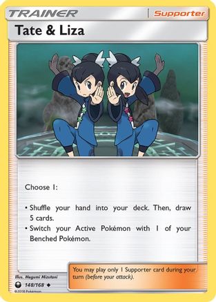 Tate & Liza 148/168 - SM  Celestial Storm Reverse Holofoil