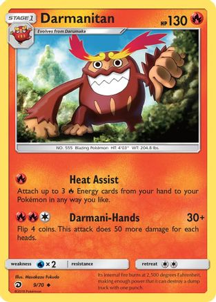 Darmanitan 009/70 - Dragon Majesty