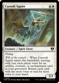 Custodi Squire (CMM-019) - Commander Masters Foil