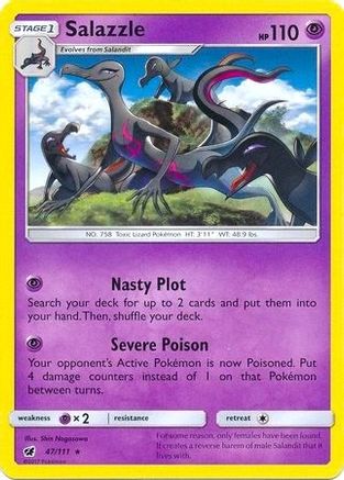 Salazzle (SM Crimson Invasion) 047/111 - Deck Exclusives