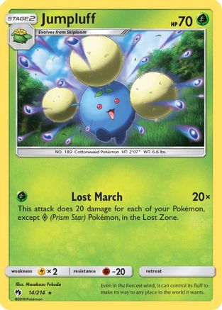 Jumpluff 014/214 - SM  Lost Thunder Holofoil
