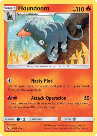 Houndoom 046/214 - SM  Lost Thunder