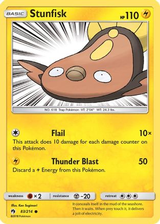Stunfisk 083/214 - SM  Lost Thunder