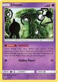 Unown 090/214 - SM  Lost Thunder Reverse Holofoil