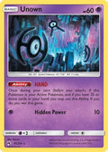 Unown 091/214 - SM  Lost Thunder Reverse Holofoil