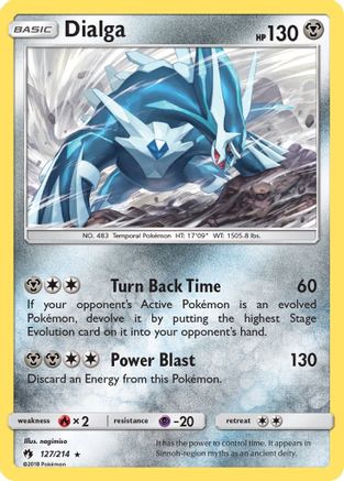 Dialga 127/214 - SM  Lost Thunder Holofoil